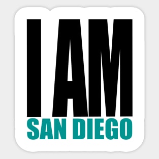 I am San Diego Sticker